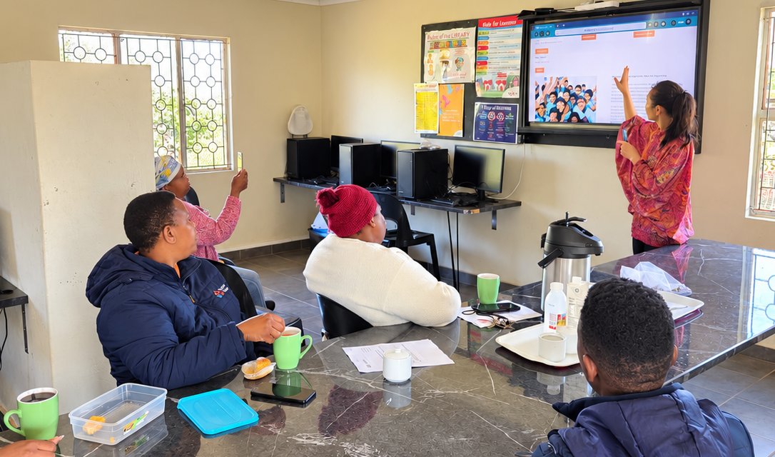 House mothers at Ya Bana Village discussing financial literacy